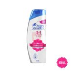 Head & Shoulders 2 In 1 Smooth & Silky Anti-Dandruff Shampoo & Conditioner 450ml