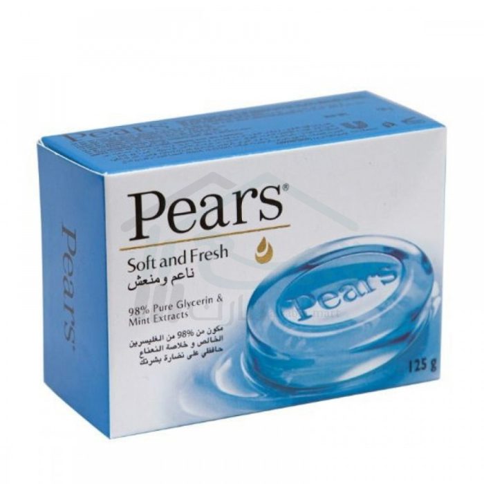 Pears soap soft and refreshing with mint extract - 125 grams